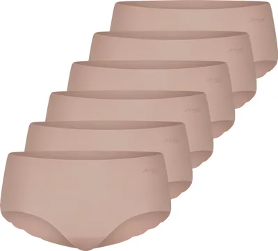 Produktbild von sloggi 6er Pack ZERO Microfibre 2.0 Short Slip Kein Abzeichnen unter Kleidung, Weich und leicht, Aus recycelten Materialien
