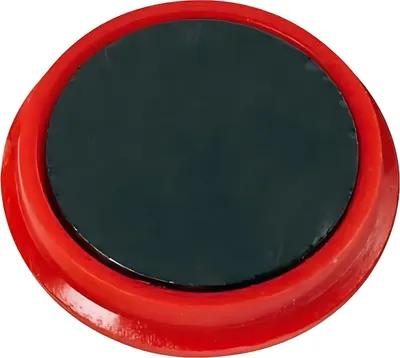 Produktbild von Alco Haftmagnet 7mm Ø 40mm rot 10 Stück