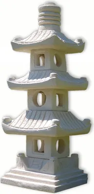Produktbild von 3 stöckige Pagode (Japanlaterne) I Sandstein