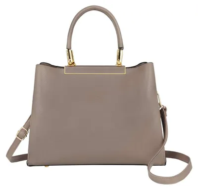 Produktbild von Omgoods – Elegante Handtasche aus Kunstleder mit 3 Fächern