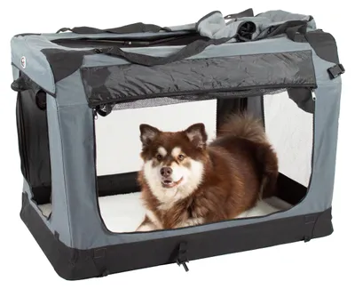 Produktbild von InnoPet Carrier All-in-one 91 cm faltbare Hundebox für mittelgroße Hunde