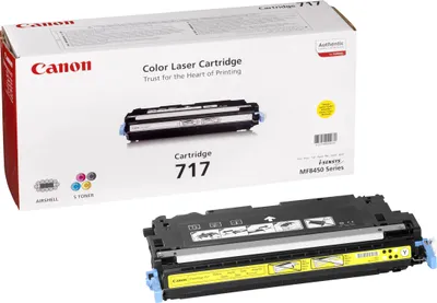 Produktbild von Canon 717 Yellow - Gelb - original - Tonerpatrone