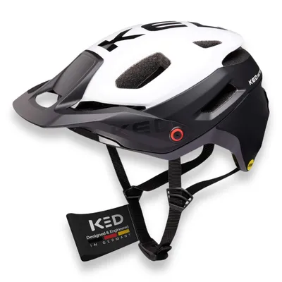 Produktbild von KED Pector ME-1 Mountainbike Helm: Mips Schutz, Boa Fit System, Fidlock Magnetverschluss, 14 Belüftungsöffnungen Farbe: black white Größe: 58-61 (L)