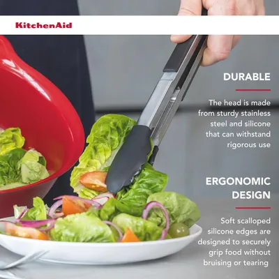 Produktbild von KitchenAid Zange mit Silikonspitze , 30 cm