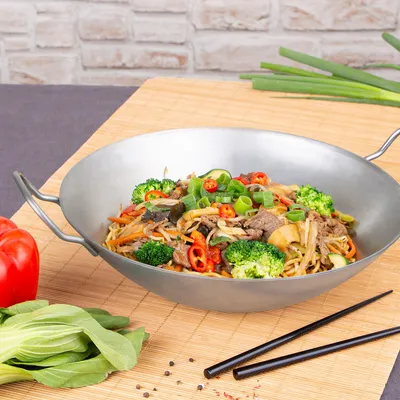 Zdjęcie produktu dla chg 349-66 chg Pfanne WOK silber 3,4 l
