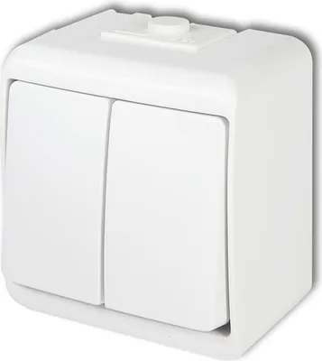 Produktbild von Karlik Weisser Doppelschalter Whe-2