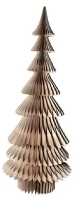 Only Natural – Wabenpapier-Weihnachtsbaum – Rosa – 210 cm – Ansicht 1