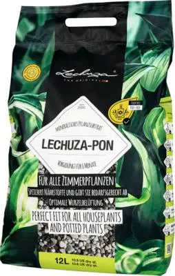 Obrázok produktu pre Granulát pre izbové a jedlé rastliny Lechuza Pon 12 l minerálny substrát predhnojený 6-8 mesiacov, bez rašeliny