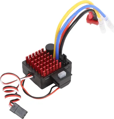 Obrázek produktu pro 60A kartáčovaný ESC pro motory 540 550 750 Slitinový RC elektronický regulátor otáček - Příslušenství pro obrněná vozidla
