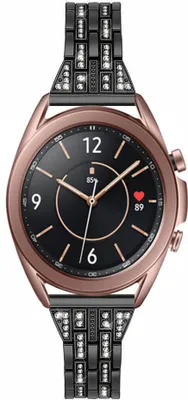 Produktbild von Strap-it Black Diamond Samsung Galaxy Watch 3 41mm Armband