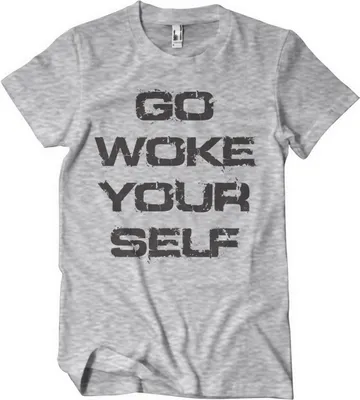 Produktbild von Go Woke Yourself T-Shirt - Small - HeatherGrey