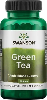 Productafbeelding van Swanson - Groene thee, 500 mg, 100 capsules