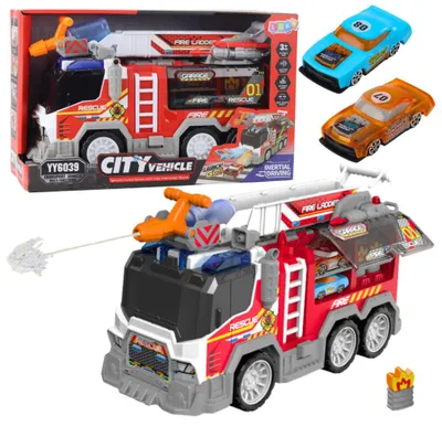 Produktbild von Feuerwehrauto Feuerwehr fahren bewegliche Elemente Lichter Geräusche