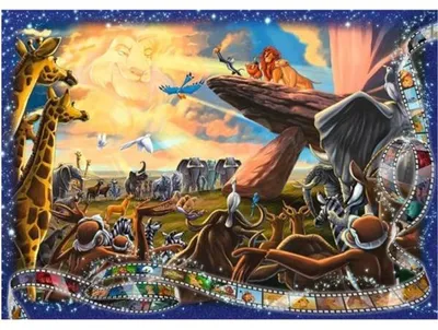 Image de Puzzle le roi lion 1000 pieces - collection disney - ravensburger - 197477