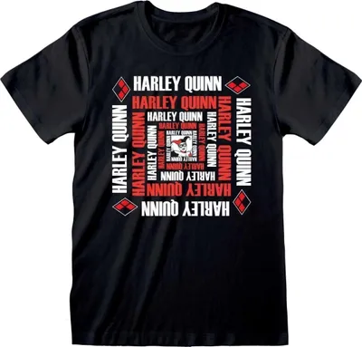 Produktbild von Batman Square Harley Black M T-Shirt