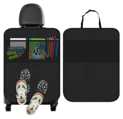 Produktbild von Cozary Auto Rückenlehne Schutz 70x50 cm, Autositz Schutz Rückseite Kinder mit 2