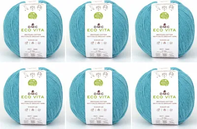Obrázok produktu pre 6x DMC Eco Vita – ekologická priadza vyrobená z 80 % recyklovanej bavlny a 20 % vlákien, 388, (farba 187)