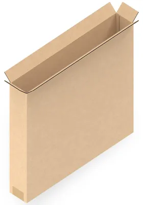 Produktbild von KK Verpackungen 20 Stück Versandkartons 910 x 145 x 857 mm Kartons 1-wellig in C-Welle, Faltkartons