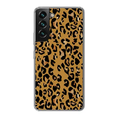 Produktbild von MuchoWow® Handyhülle Schutzhülle Hülle für Samsung Galaxy S22 Pantherdruck - Gelb - Gold Silikon Softcase Handy Hülle - Mobiltelefonhülle