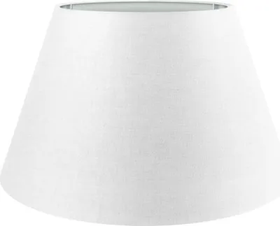 Produktbild von Wogati® Premium Lampenschirm E14/E27 Baumwolle | Weiß / Größe: 2XL