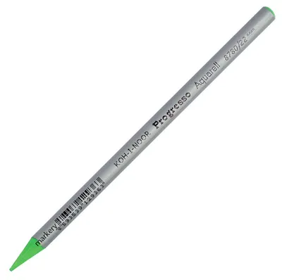 Produktbild von Koh-I-Noor Progresso Aquarellstift Gelbgrün 22 Holzloses Zeichenwerkzeug