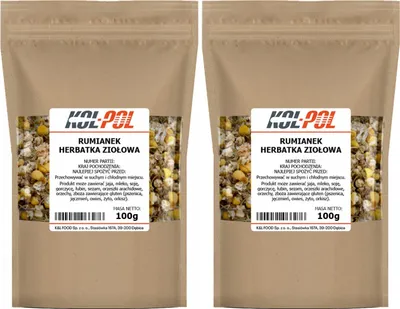 Zdjęcie produktu dla RUMIANEK HERBATA ZIOŁOWA 200g Koszyczek rumianku kwiat naturalny Kol-Pol
