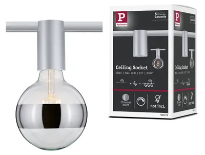 Zdjęcie produktu dla Paulmann URail Schienenspot Socket Einzelspot