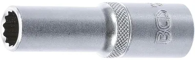 Image de Douille pour Clé Douze Pans Longue 12,5 mm (1/2) - 12 mm - Précision et Durabilité, Acier, Cliquet 1/2 - D-Work