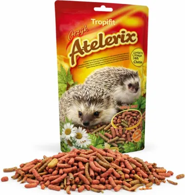 Zdjęcie produktu dla Tropifit Atelerix 300 g - karma dla jeży pigmejskich i miniaturowych jeży z kurczakiem i mącznikiem