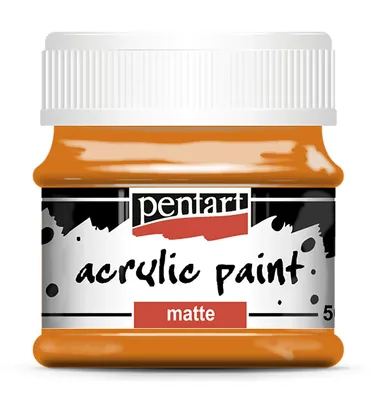 Produktbild von PENTART Acrylfarbe, matt, 50 ml, ORANGE