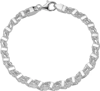 Produktbild von Armband Smart Jewel Fantasiekette, massiv, Silber 925 Silber 23 cm