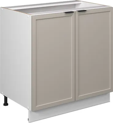 Zdjęcie produktu dla Szafki kuchenne Vicco Fame-Line GreyBeige/Biały 80 cm bez blatu roboczego, Model 50295