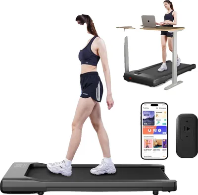 Immagine prodotto di Tapis roulant, motore da 2,5 CV, velocità regolabile 1-6 km/h, nero