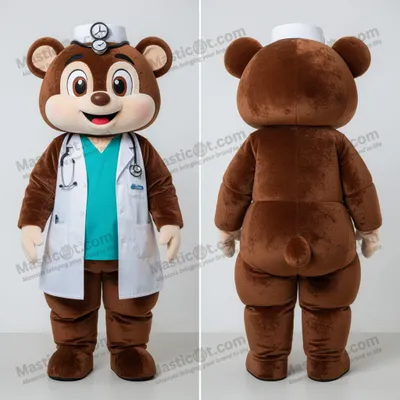 Obrázek produktu pro Plyšový MASTICOT kostým medvěda doktora