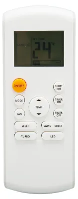 Immagine prodotto di Telecomando per climatizzatore con illuminazione LED di ricambio per modelli RG57B1, BGE, RG57B2, RG57B, RG57, RG57A, RG57A6