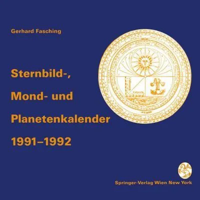 Produktbild von Sternbild-, Mond- und Planetenkalender 1991-1992