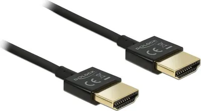 Immagine prodotto di DELOCK Cavo HDMI HighSpeed Ethernet A->A 4K 3D 0,25m nero