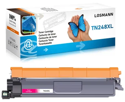 Produktbild von LOSMANN TN248XL Toner Kompatibel für Brother TN-248 M für Brother DCP-L3515CDW MFC-L3760CDW HL-L3215CW DCP-L3520CDW DCP-L3560CDW MFC-L8390CDW HL-L3240CDW MFC-L3740CDW HL-L3220CW (Magenta)