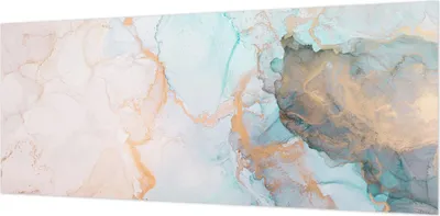 Produktbild von Wandtapete - Dekorative Tapete für Wohnzimmer- Tapetenfolie für Wanddekoration - 208x146 cm - Aquarellwellen