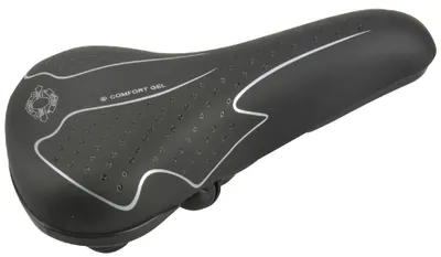 Image de FISCHER 85652 FISCHER Selle de vélo trekking élastomère, noir/blanc