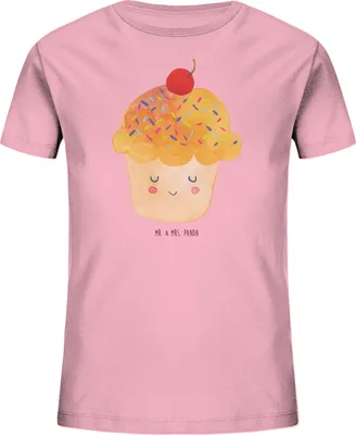 Produktbild von Mr. & Mrs. Panda Kleinkinder T-Shirt Cupcake 12-14 Jahre (152/164) - Baumwolle Pink - Geschenk, Kinder Jungen, Lustige Sprüche, Koch, Wunder, Teenager, Kindershirt, Cupcakes