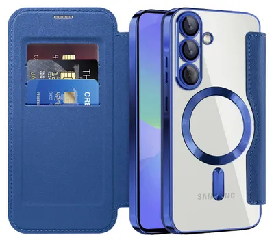 Produktbild von Techsuit - SmartMag Book Klapphülle für Samsung Galaxy A36 5G – blau