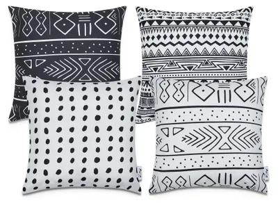 Produktbild von Kissenbezüge Deko Wohnzimmer Geometrisch Muster Kissenbezug Sofa Zierkissenbezug
