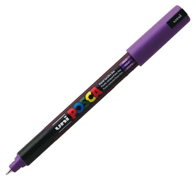 Immagine prodotto di Uni Posca Pen PC1M Marcatore a Base d'Acqua Punta Extra Fine 0,7mm Viola