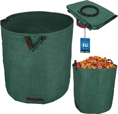 Produktbild von KOTARBAU® Gartenabfallsack Mörtelkübel 635 L Pflanzsack Laubsack Gartenabfallsack Gartensack Gartenabfallsack Sack & Behälter Gartenabfallsäcke Rasenschnitt für Gartenabfälle Rechteckiger Sack