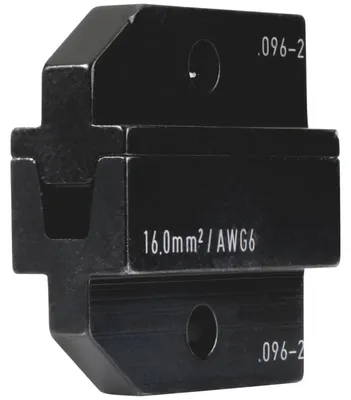 Produktbild von Rennsteig Crimpeinsatz für Aderendhülsen 16,0 mm², Pressbreite 32 mm, Fronteinführung