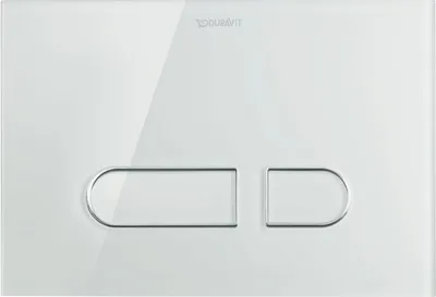 Obrázok produktu pre Ovládacie tlačidlo Duravit- DuraSystem A1 pre WC sklo-biela WD5002012000