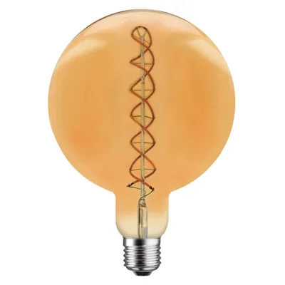 Produktbild von Riesen LED Spiral Filament Globe G200 5W E27 gold gelüstert extra warm 2200K Retro Nostalgie DIMMBAR
