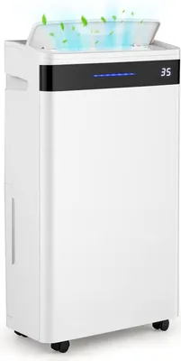 Produktbild von 35㎡ Luftentfeuchter für den Keller, 28,5 L Luftentfeuchter mit Abflussrohr, intelligente Luftfeuchtigkeitssteuerung & -monitor, 4 Modi, 24H Timer