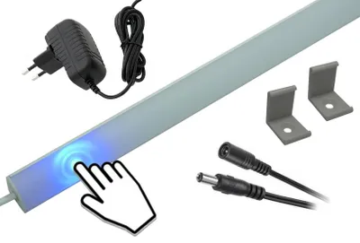 Image de AQUALED Luminaire LED d'angle sous meuble 2m réglable